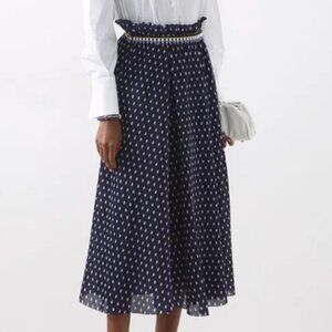 NWT Zimmermann Navy Polka Dot Skirt AU 0
